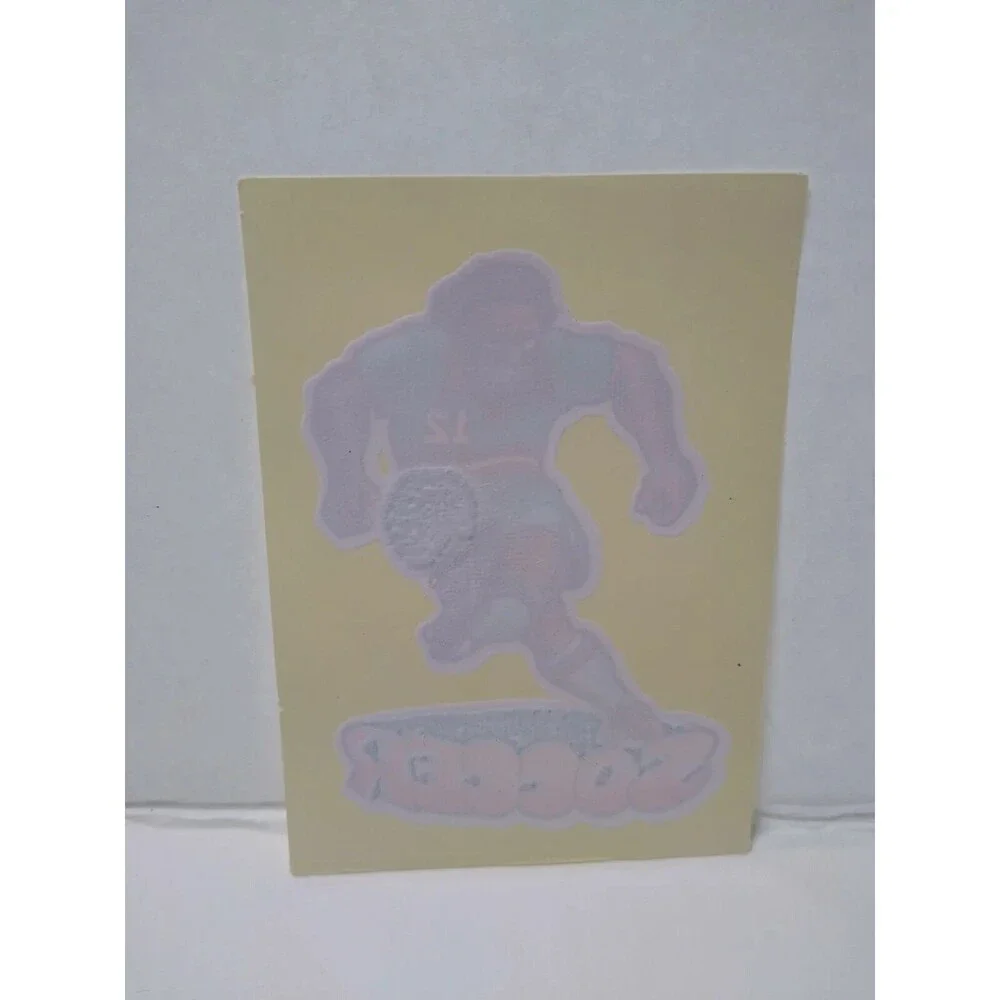 Soccer Screamin Gleamin Glitter Iron-On Decal Donruss Retro Vintage Original #1